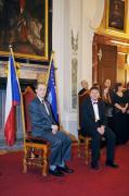 Prof. Křepela a prezident Kubek