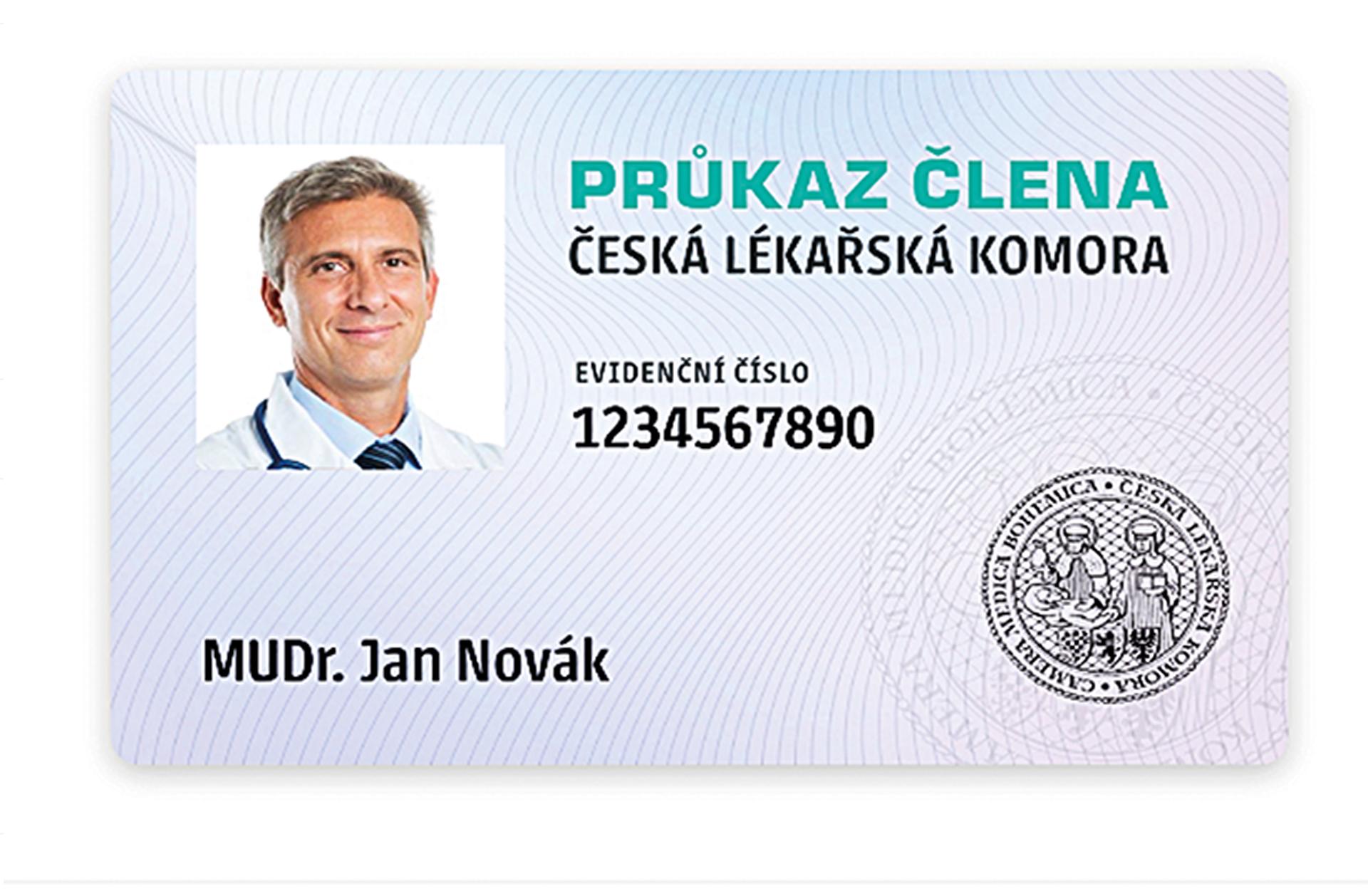 Fyzická karta člena ČLK