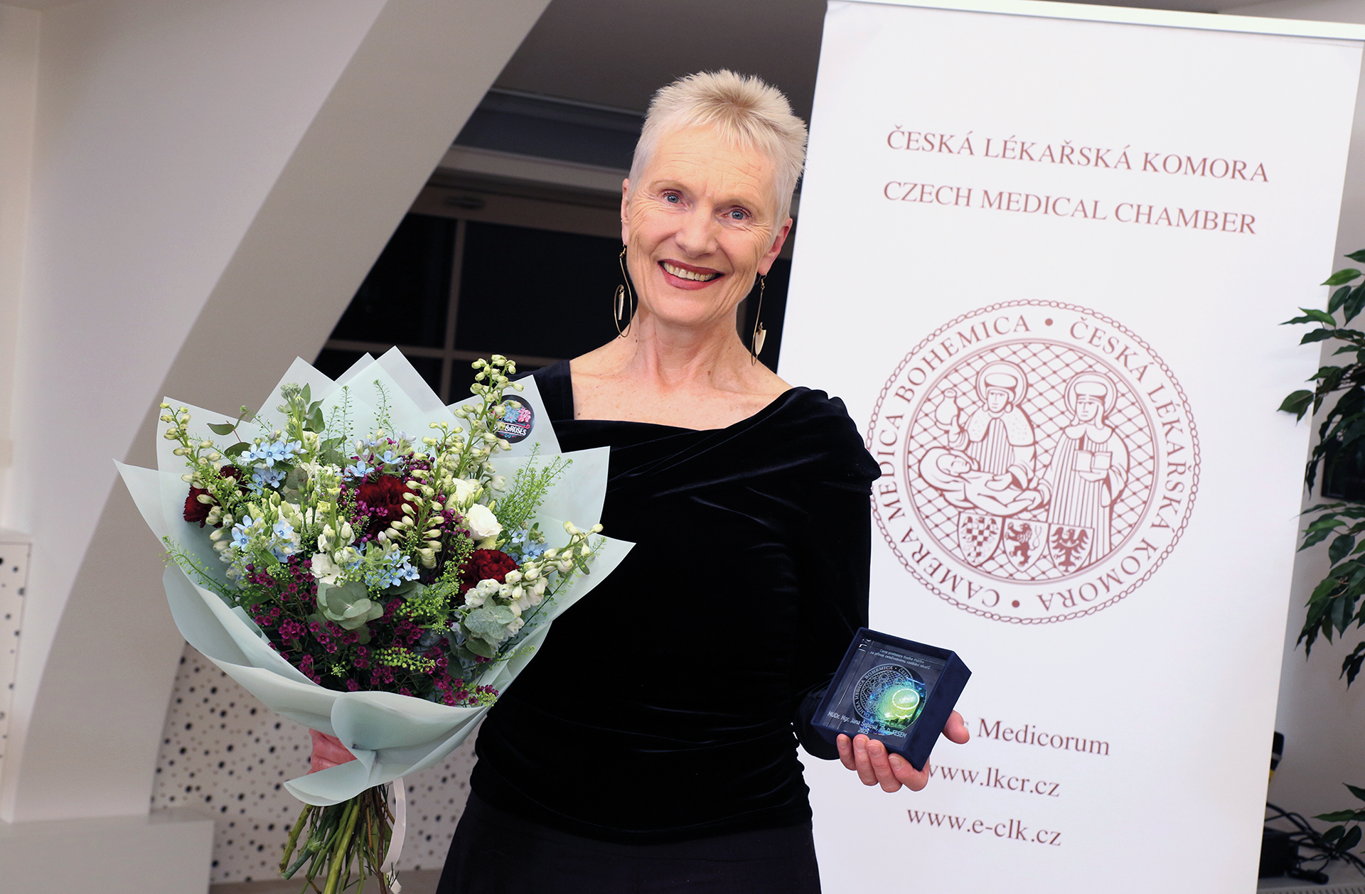 Cena profesora Radka Ptáčka pro MUDr. Janu Šeblovou